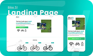 Projeto Landing page para a loja de bicicletas Bike 51.